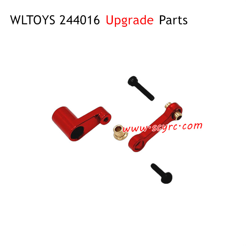 WLTOYS 244016 Upgrade Parts Servo Arm and Steering Rod Red