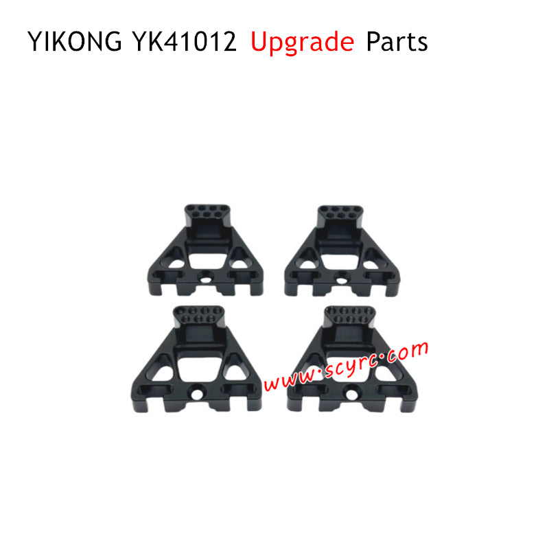 YIKONG YK41012 RC Car Upgrade Parts Front and Rear Shock Mounts Black