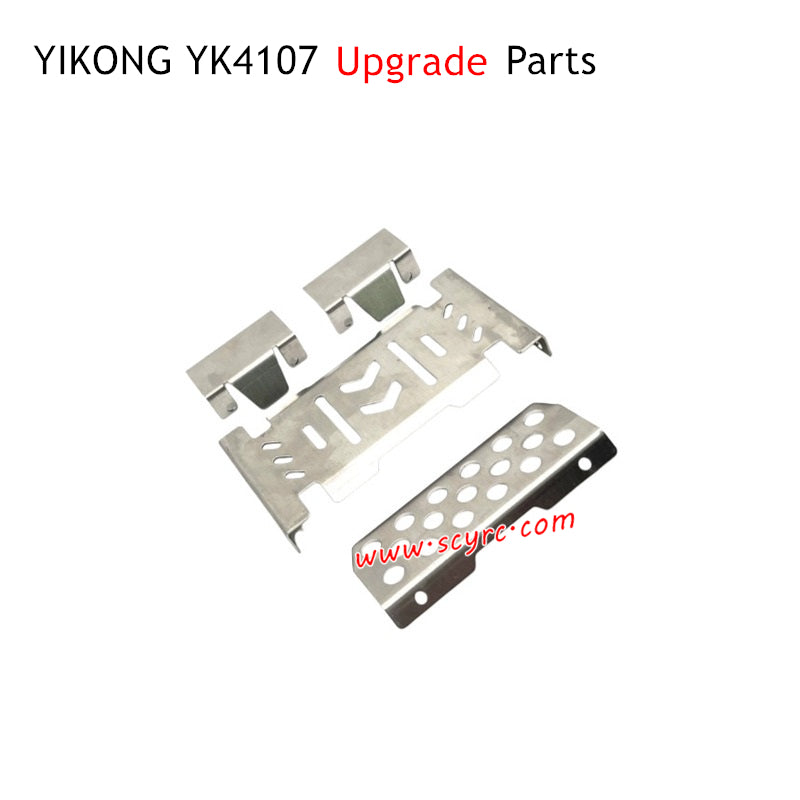 YIKONG YK4107 YK4107 Pro Upgrade Parts Chassis Stainless Steel Armor